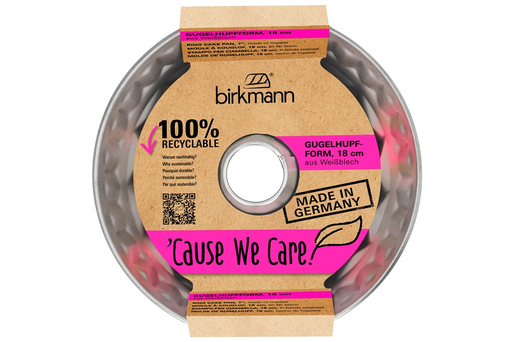 Moule à patisserie turban en acier inoxydable, Cause we care, D18,5xH9,5 cm Birkmann - Mathon - 3