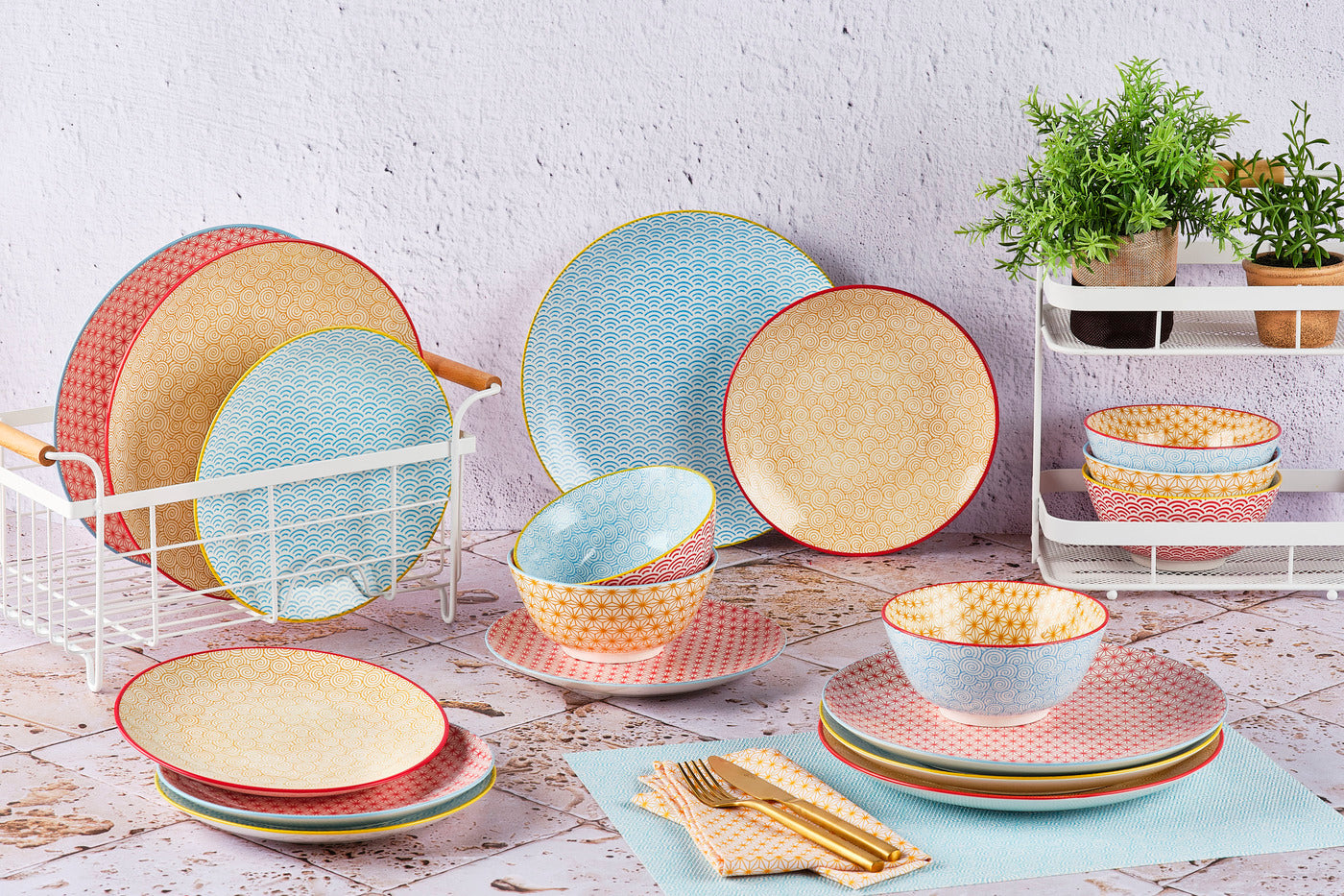 Service Les essentiels - 18 pièces - Color Björn - Mathon - 2