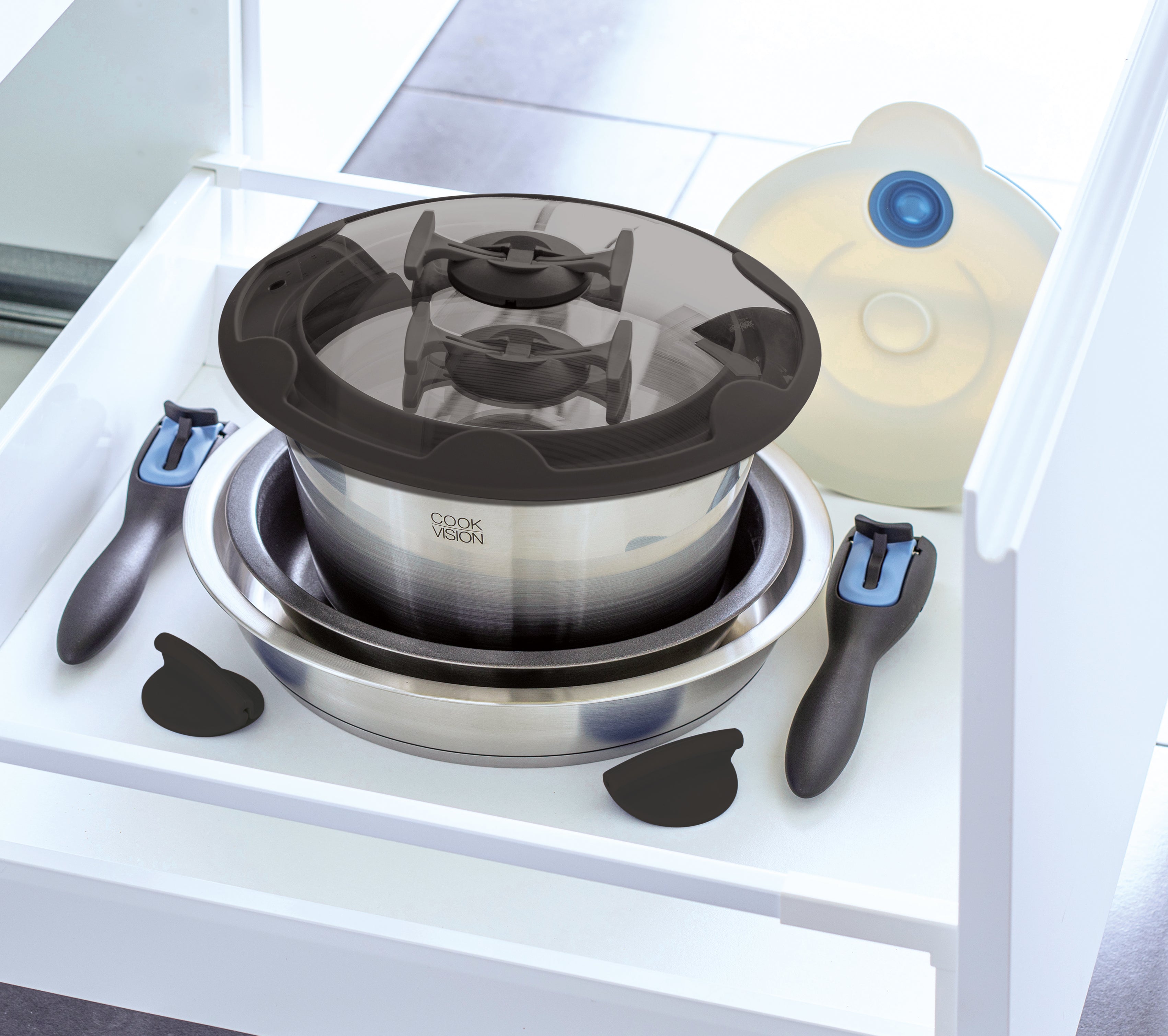 Casserole à lait en Inox avec céramique antiadhésive Cookvision - Mathon - 10