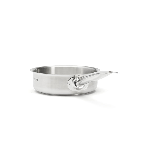 Sauteuse bord droit inox 20 cm Prim