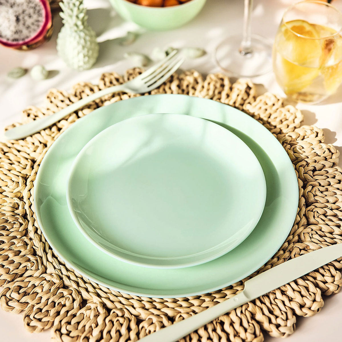 Assiette à dessert 19 cm Diwali Paradise Green Luminarc - Mathon - 6