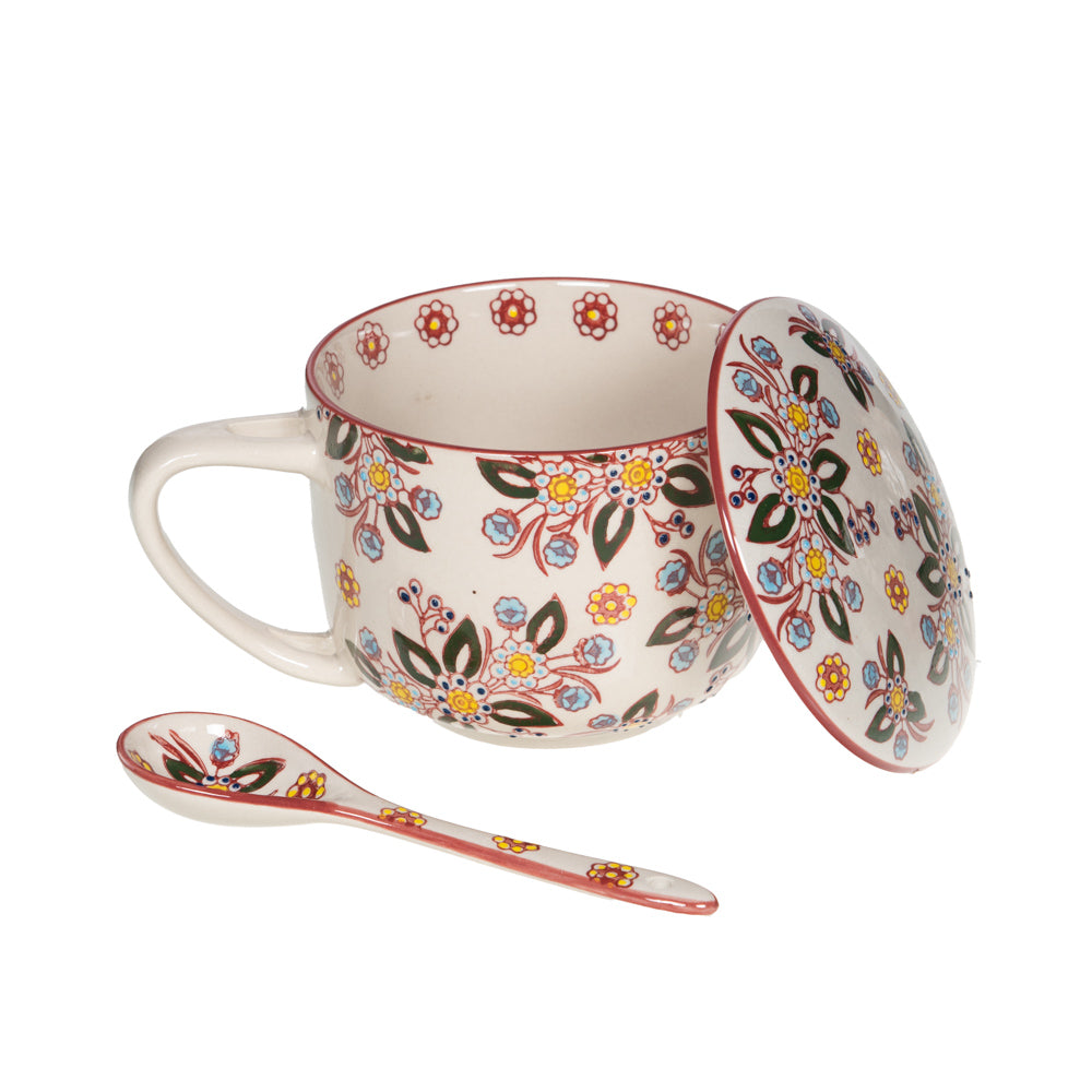 Bol à soupe avec cuillère Siena 55 cl Table passion - Mathon - 2