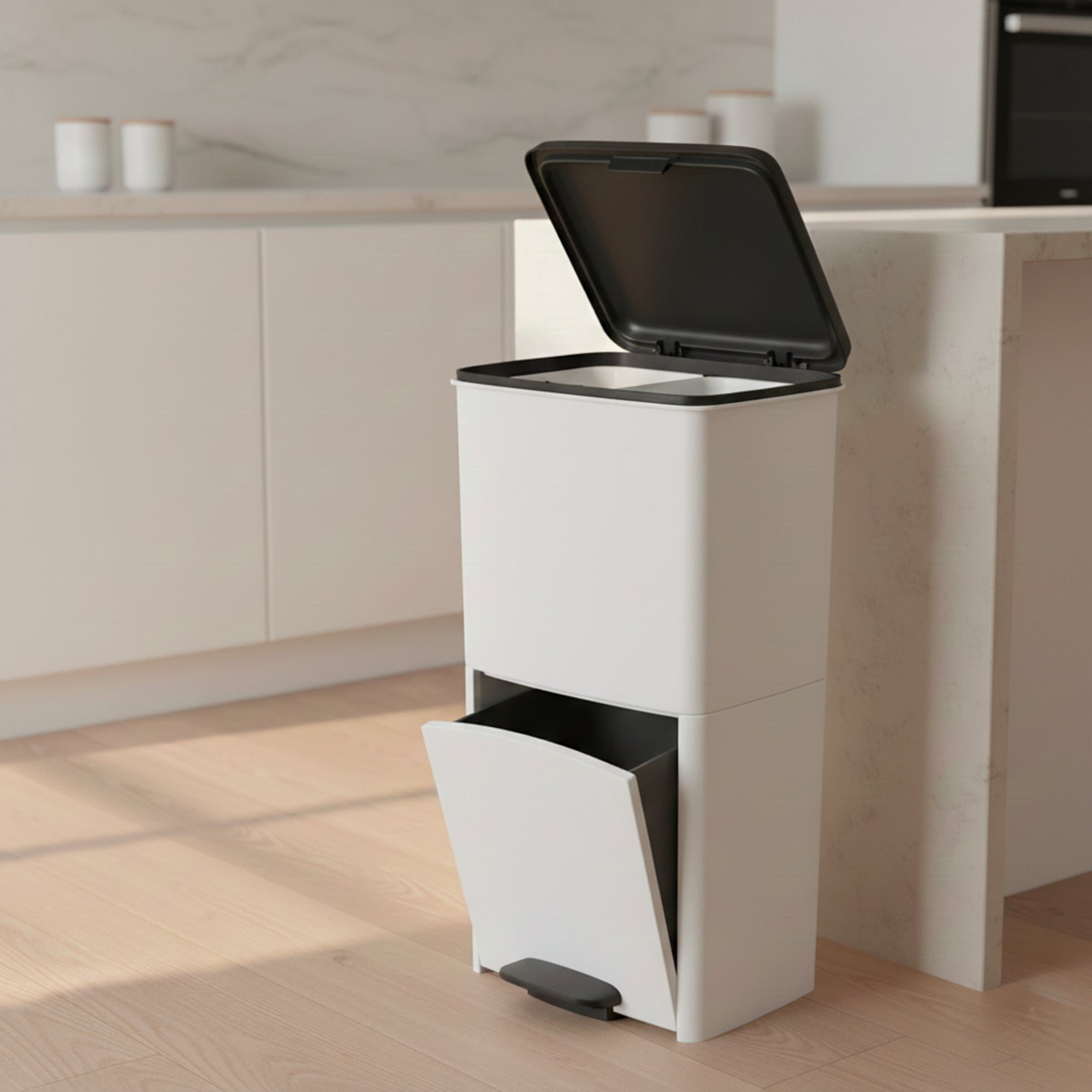 Poubelle de cuisine tri sélectif picea 70L Kitchen Move - Mathon - 5