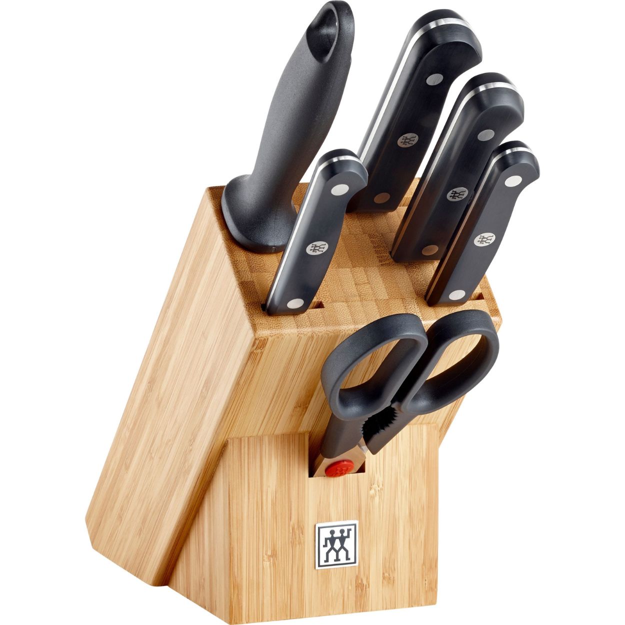 Bloc de Couteaux, 7-pcs, Acier Spécial Inoxydable, Noir, Gourmet Zwilling - Mathon - 1