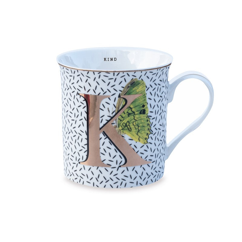 Mug Alphabet "K" for Kind - Slogan Yvonne Ellen - Mathon