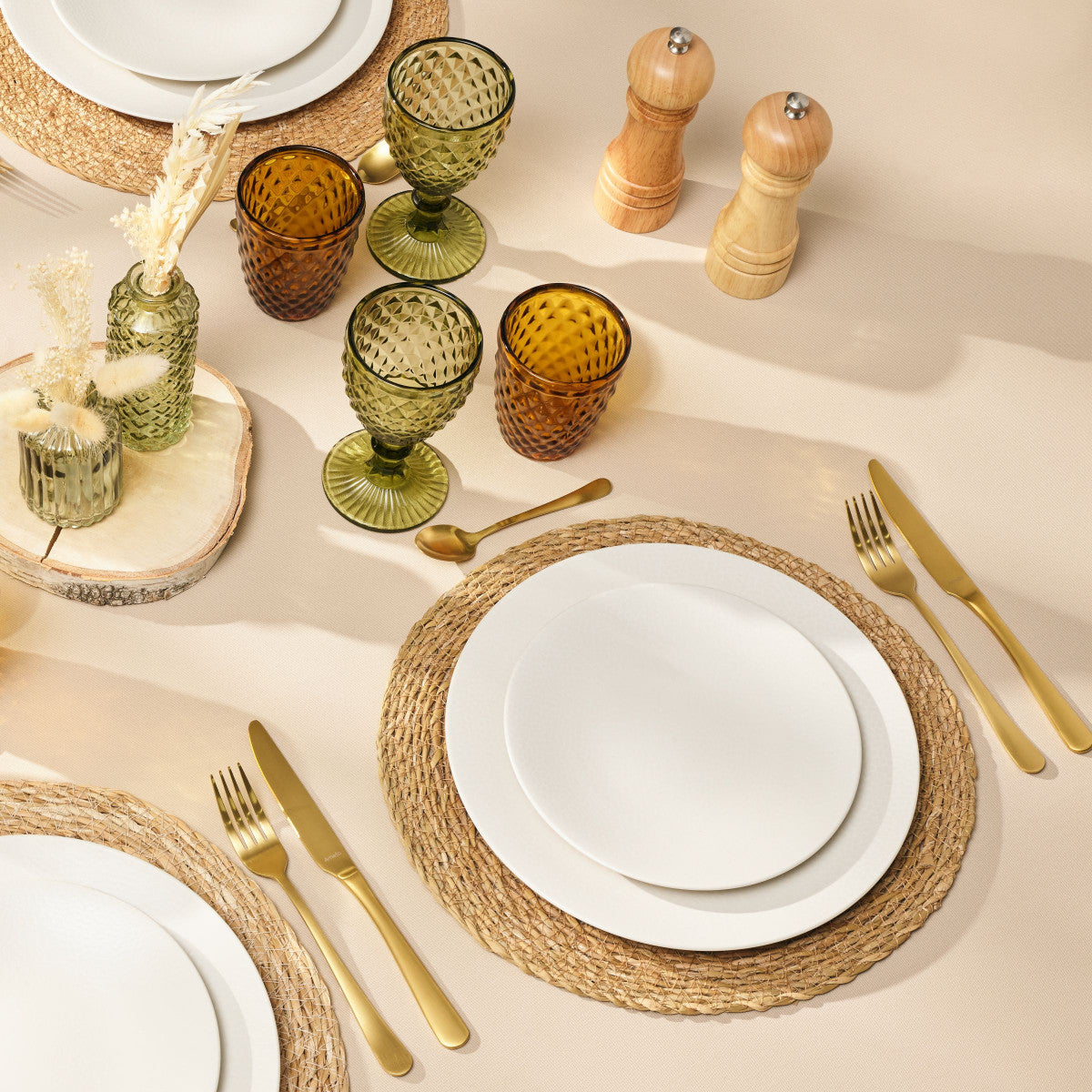 Stone Ivoire - Assiette plate 27 cm (lot de 6) Médard de Noblat - Mathon - 3