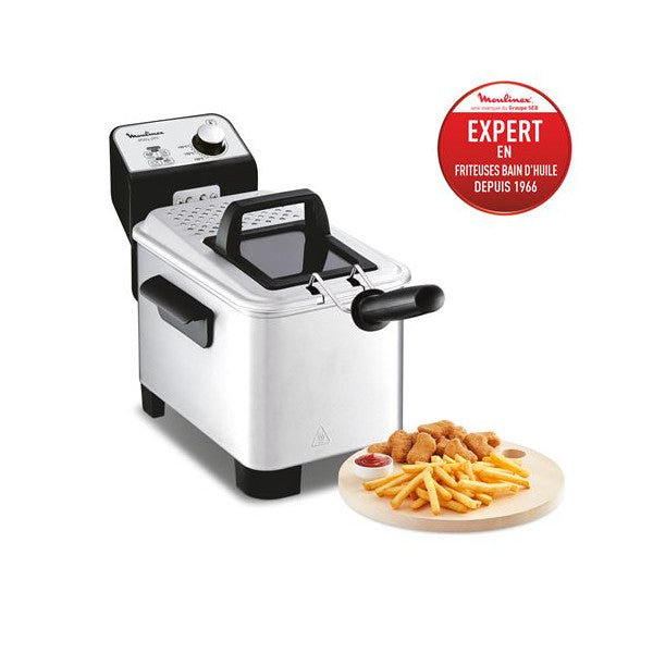 Friteuse Moulinex Easy Pro Premium Zone Froide Yy5144fb 2200 W 3 L Ino Moulinex - Mathon