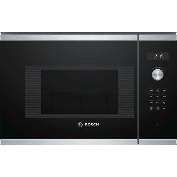 Micro-ondes Grill Encastrable Bosch Bel524ms0 Inox - 20 L - 800 W - Gr Bosch - Mathon