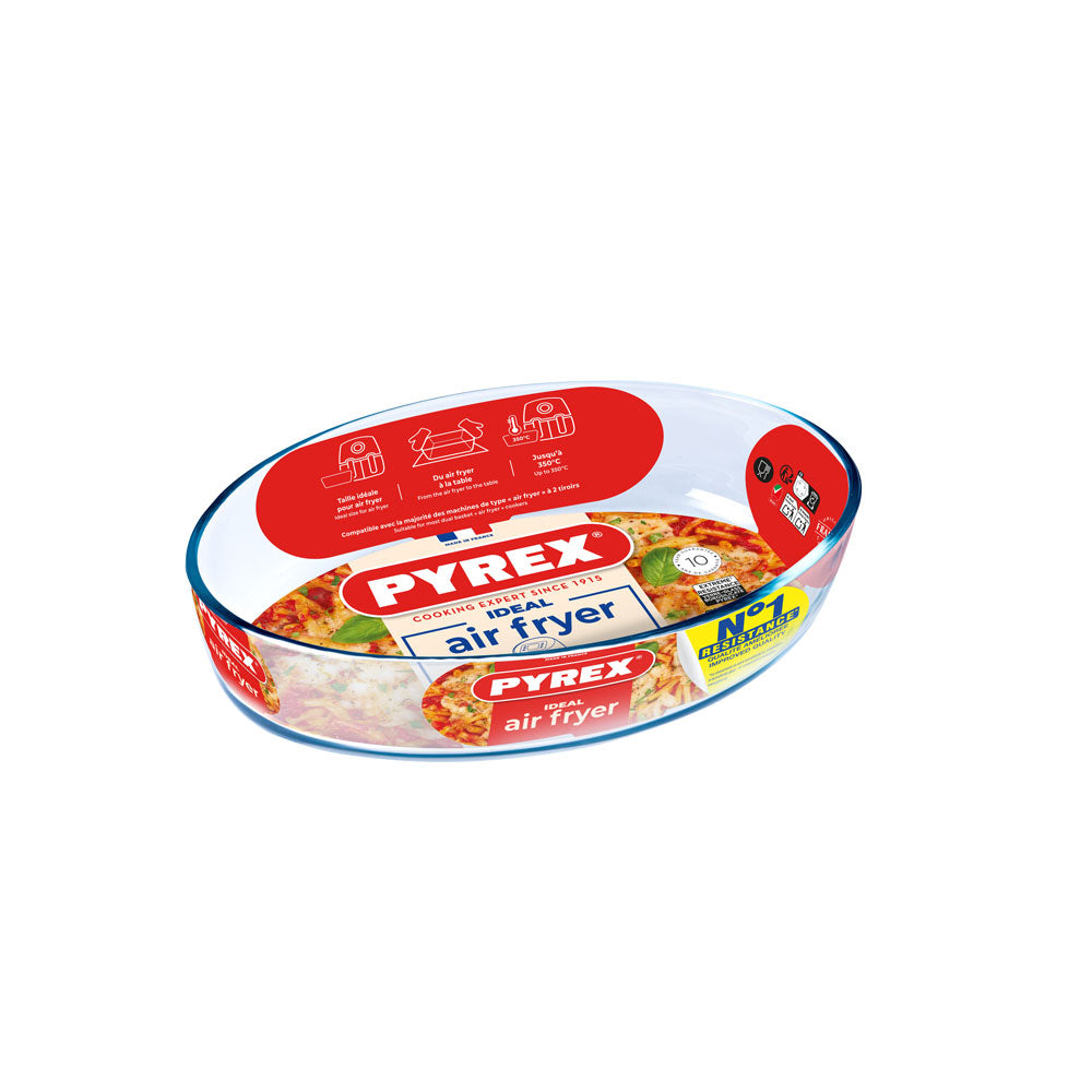 Plat ovale pour airfryer 21x13 cm Pyrex - Mathon - 2
