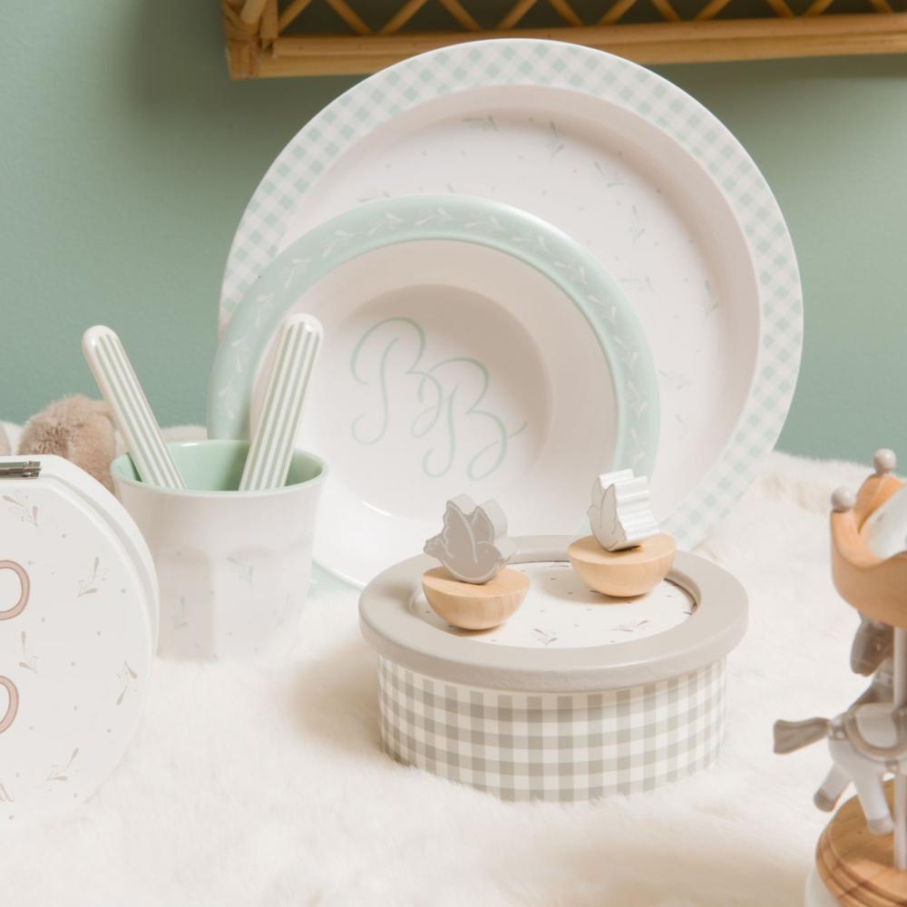 Coffret déjeuner 5 pièces vert amande Amadeus - Mathon - 3