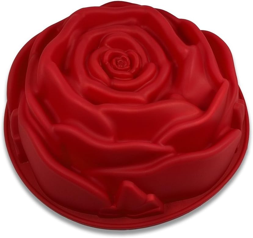 Moule en silicone Pour Muffins, gâteau au chocolat, moule à savons, Cupcake Et Gelée - Forme de Rose Vendos85 - Mathon