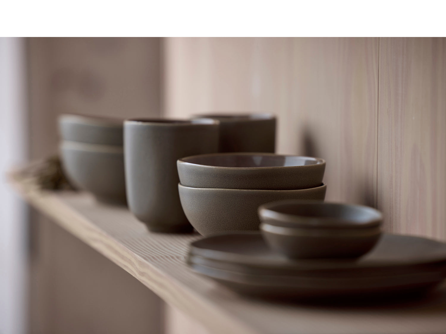 Assiette plate Shoku en Grès Marron chaud Villa Collection - Mathon - 10