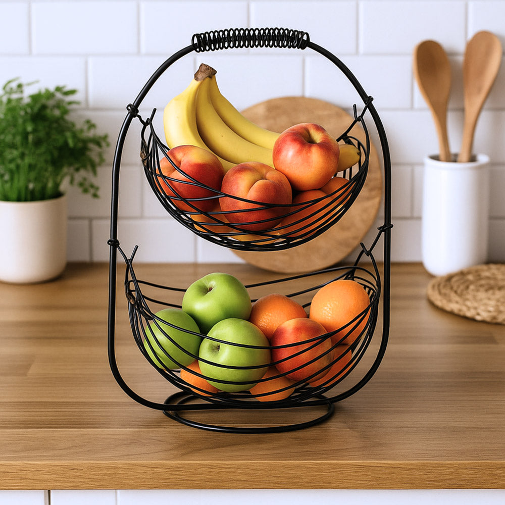 Coupe basculo double noir 44 cm Table passion - Mathon - 2