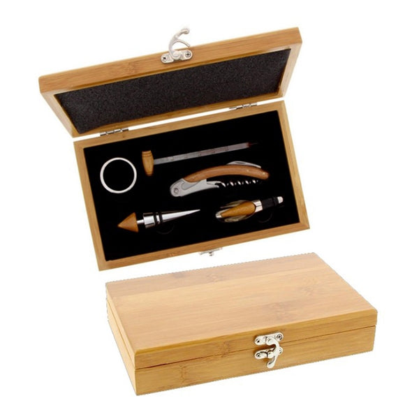 Coffret sommelier bambou 5 pièces Pradel Excellence - Mathon - 1