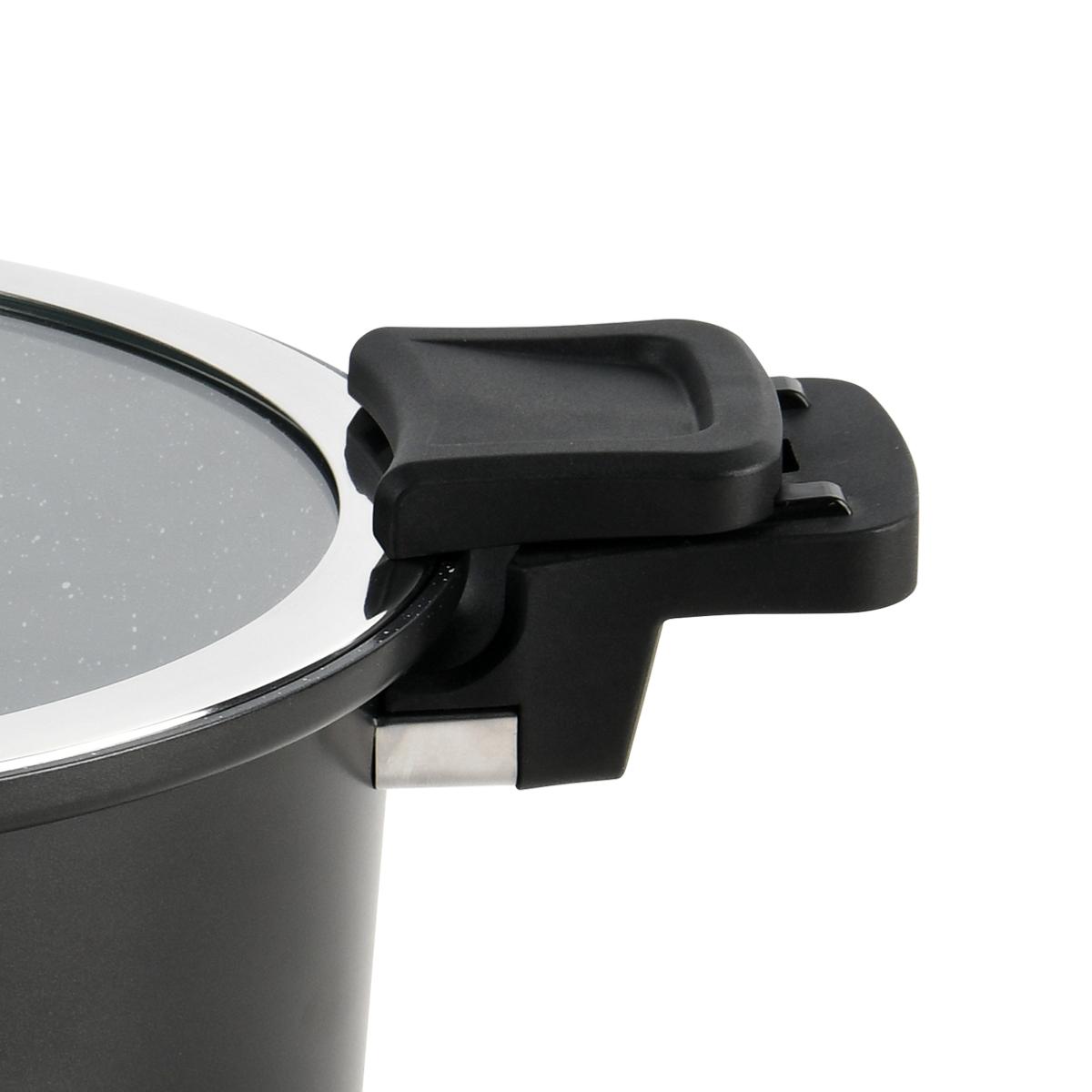 Cuiseur noir 28cm - "Temps de cuisson rapide" Laguiole Cuisson - Mathon - 5