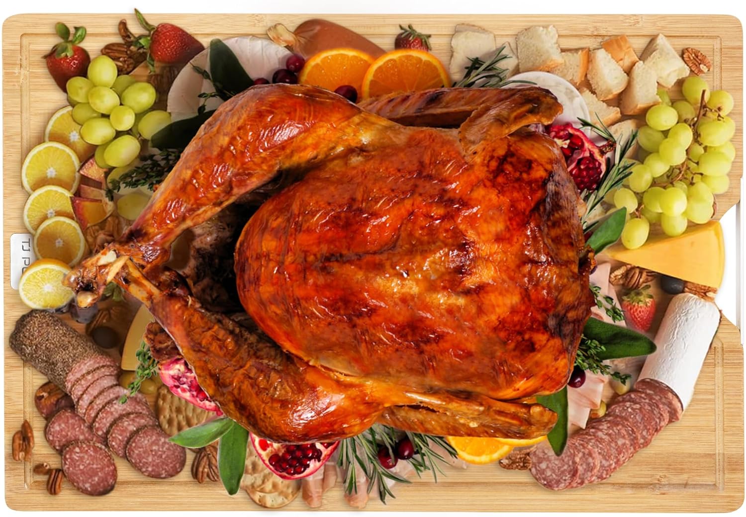 Planche à découper XL en bambou réversible et durable Vendos85 - Mathon