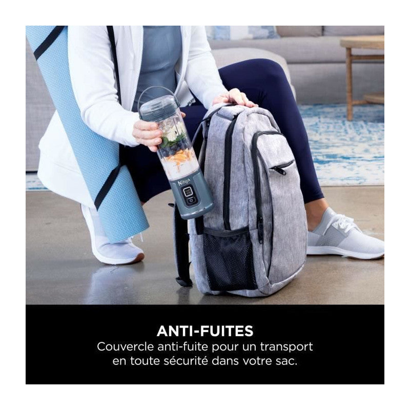 Blender Portable Sans Fil Ninja Blast - Bleu Denim - Bc151eunv Ninja - Mathon - 3