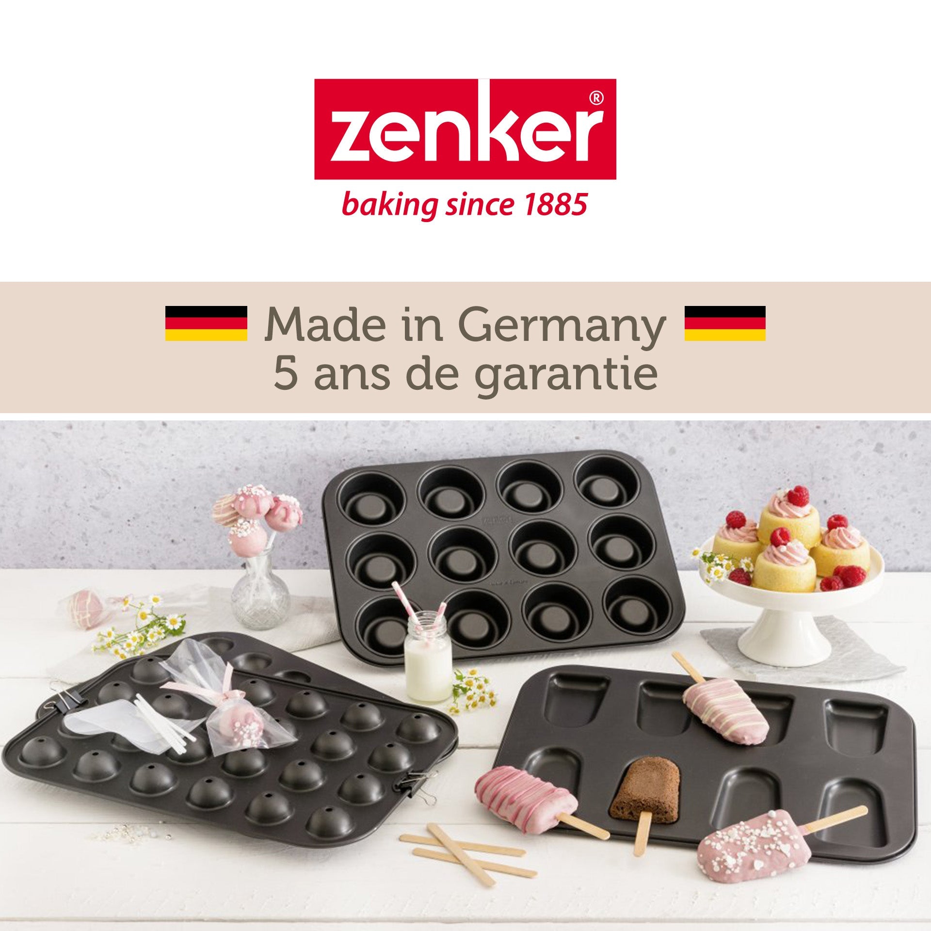 Moule 12 babas au rhum Zenker Spécial Créative Zenker - Mathon - 7