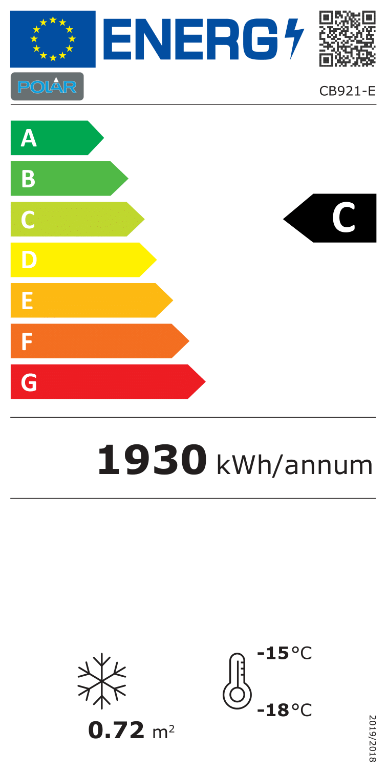 Armoire Réfrigérée Négative 365 L - Porte vitrée - Polar - Mathon - 3
