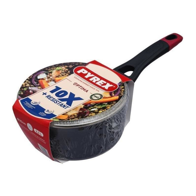 Casserole + Couvercle -   - 1455032 - Antiadhésif - 20 Cm - Sans Pfas Pyrex - Mathon - 3