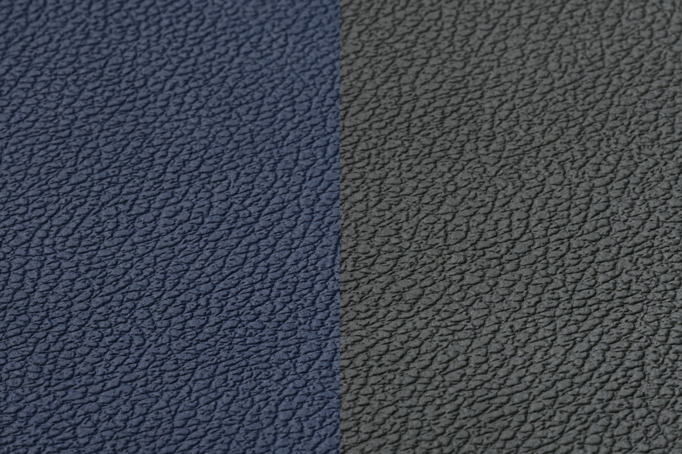 Sous-verre rond réversible - 6 pièces - Cuir recyclé bleu nuit et gris anthracite Björn - Mathon - 4