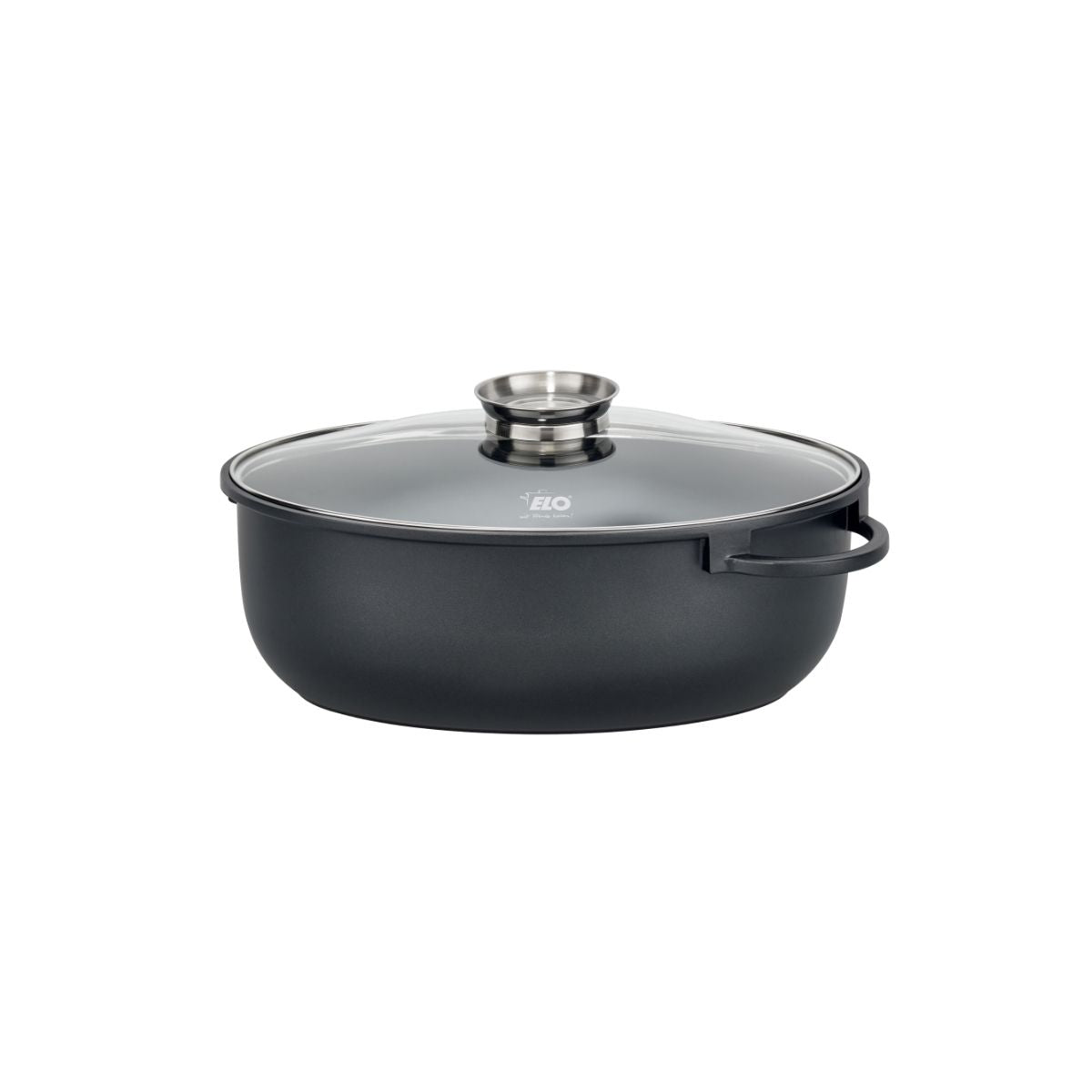 Cocotte 38 x 25 cm en fonte aluminium antiadhésive 7 L  Alucast Elo - Mathon - 1