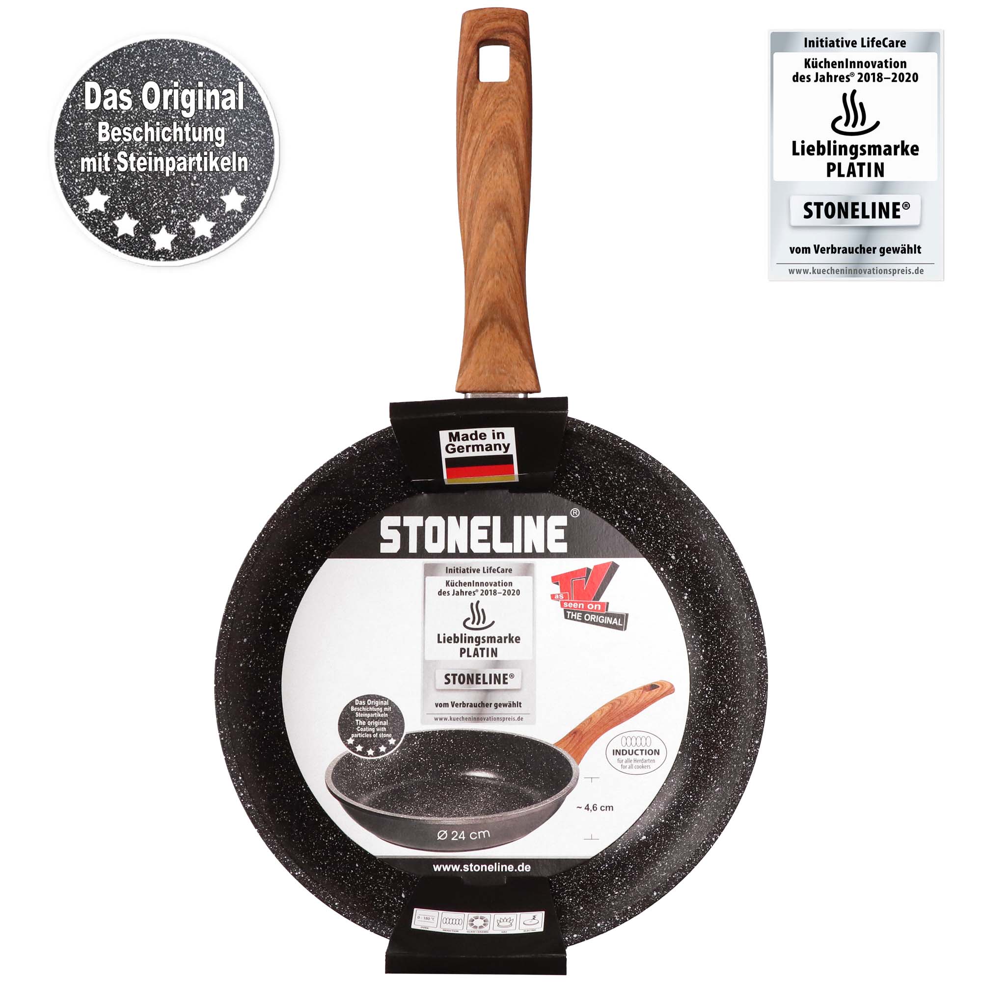 Back to Nature Poêle 24 cm Stoneline - Mathon - 3