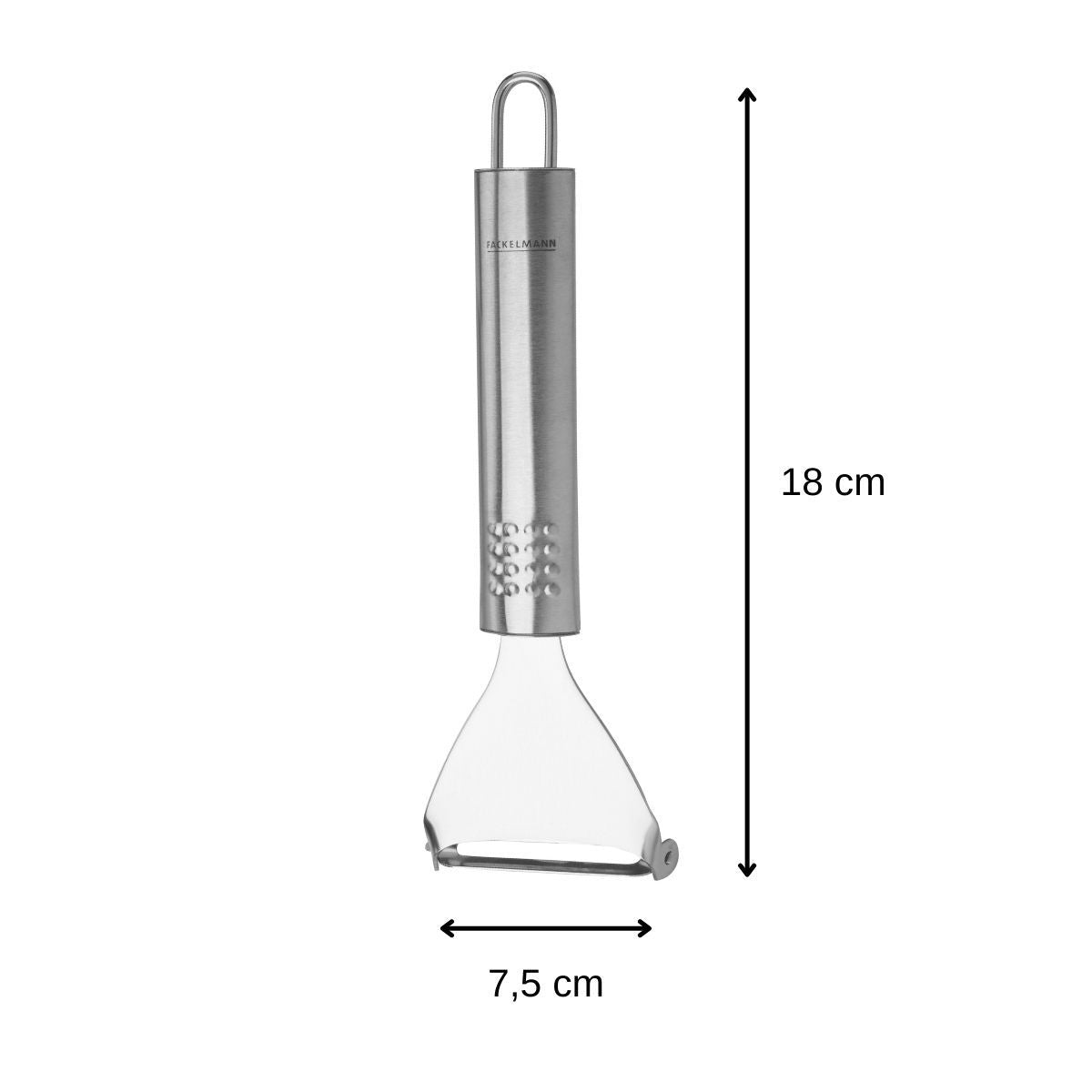 Lot de 2 rasoirs à légumes inox 18 cm  Ovale Fackelmann - Mathon - 3