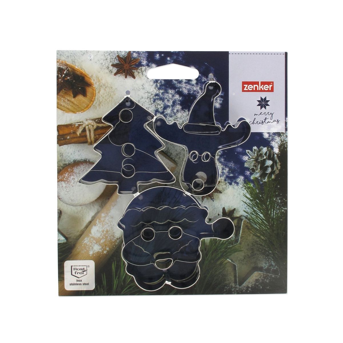 Set de 3 emporte-pièces de Noël Zenker Emporte-pièces Zenker - Mathon - 5