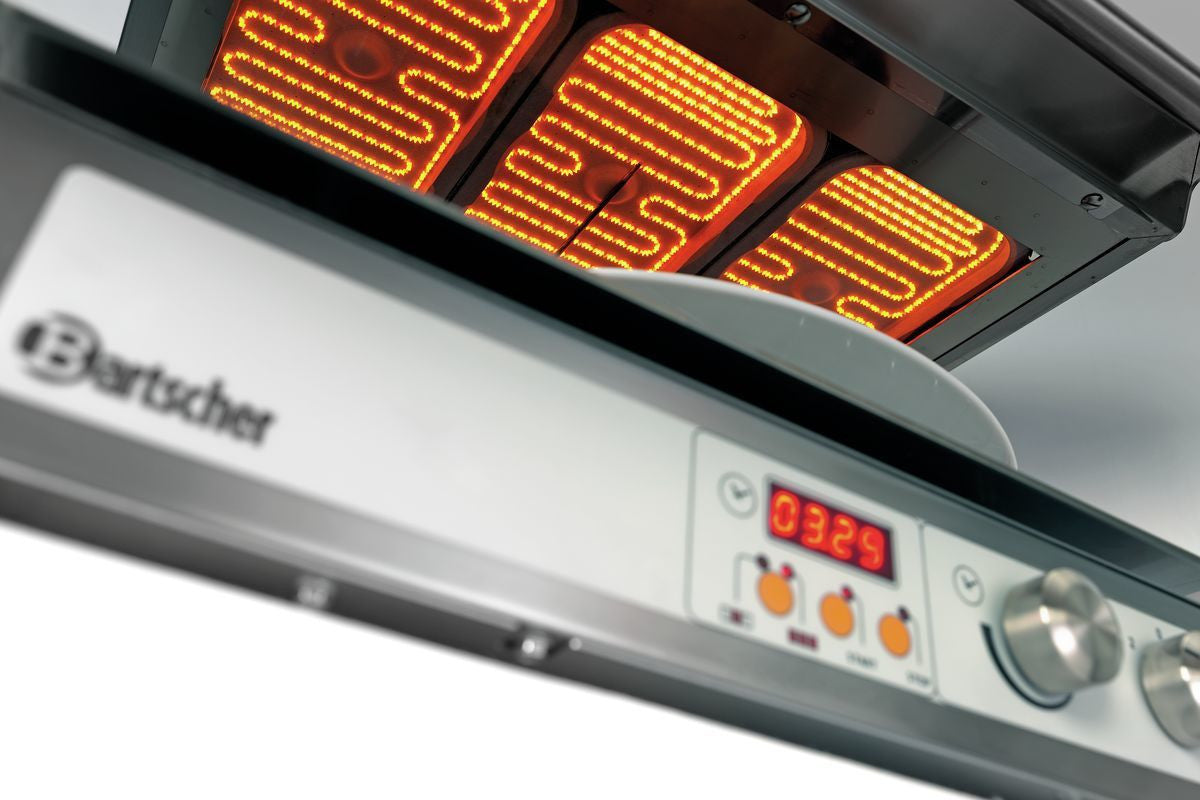 Salamandre de Cuisine Professionnelle Hi-Light - 3 Zones - Bartscher - Mathon - 5