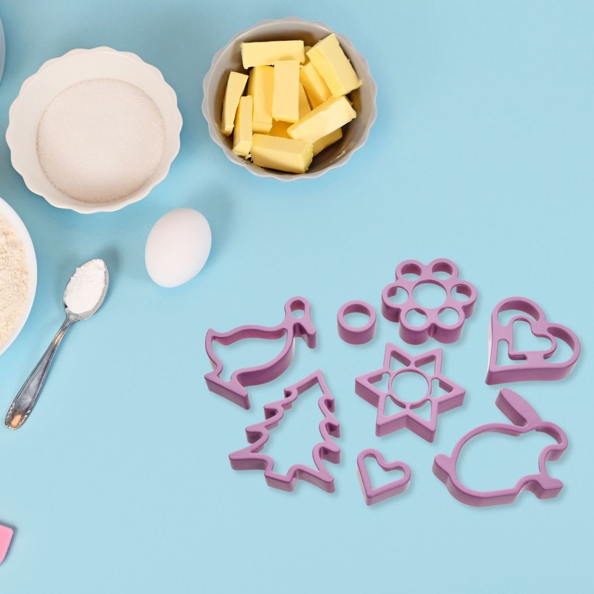 Lot de 8 emporte-pièces pour biscuits Linzer Zenker Sweet Sensation Zenker - Mathon - 2