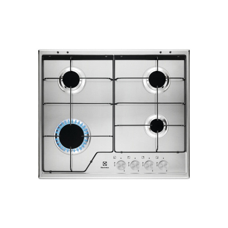 Plaque Gaz   Kgs6424sx Inox 60 Cm Electrolux - Mathon - 1