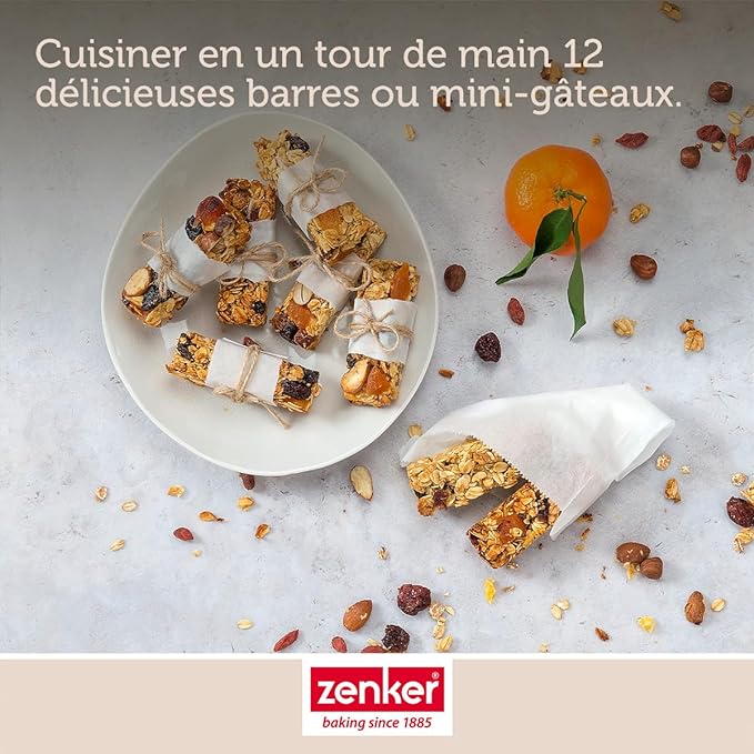 Moule en silicone pour 12 barres de muesli Zenker Sweet Sensation Zenker - Mathon - 5