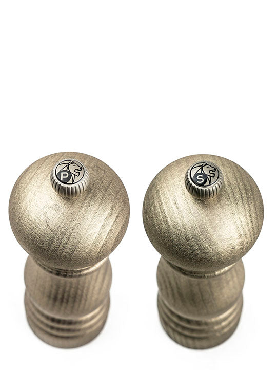 Golden Paris Duo moulins à poivre et à sel 18 cm finition dorée Peugeot - Mathon - 6