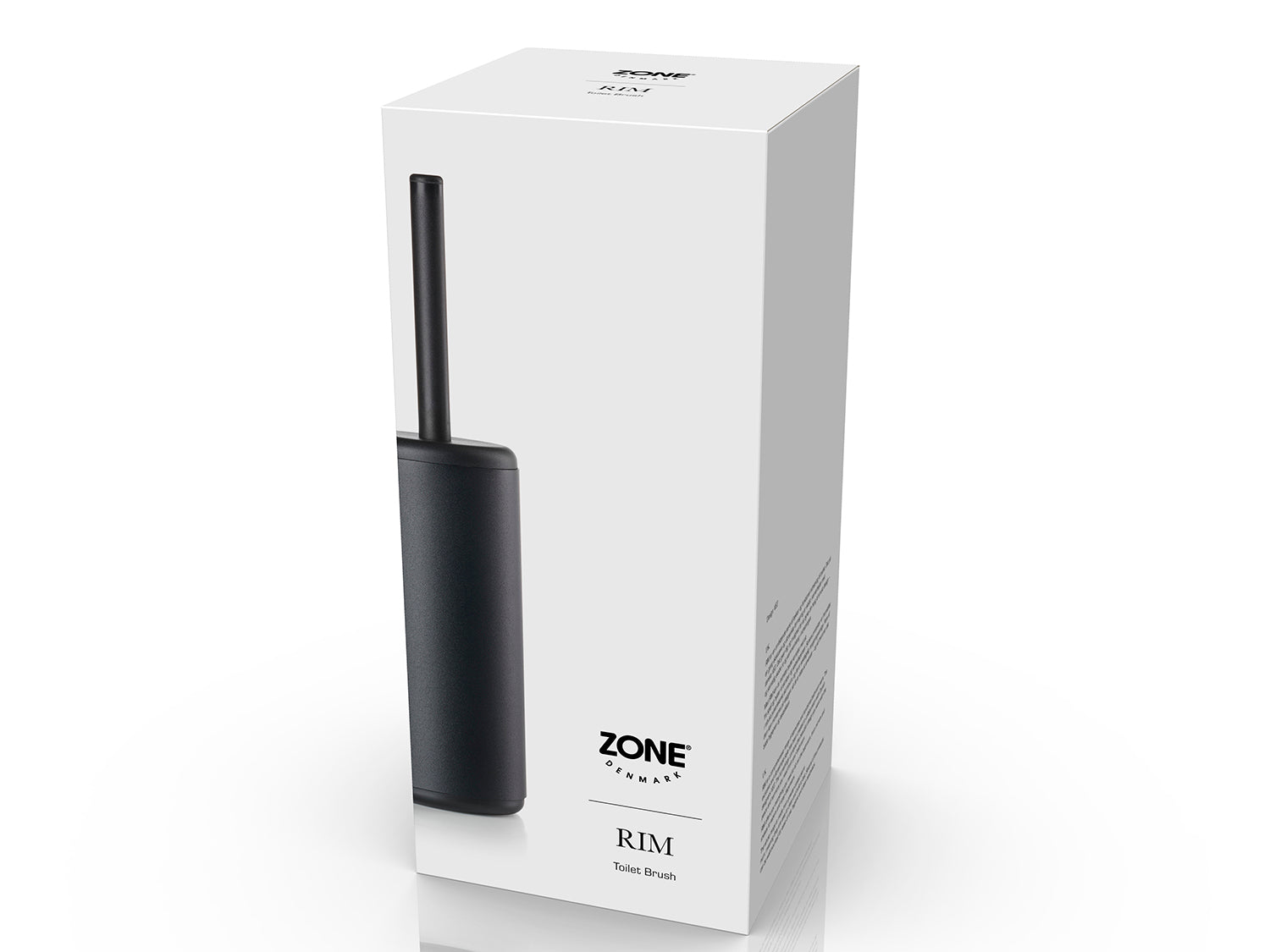Brosse de toilette RIM en aluminium et abs Noir Zone Denmark - Mathon - 2