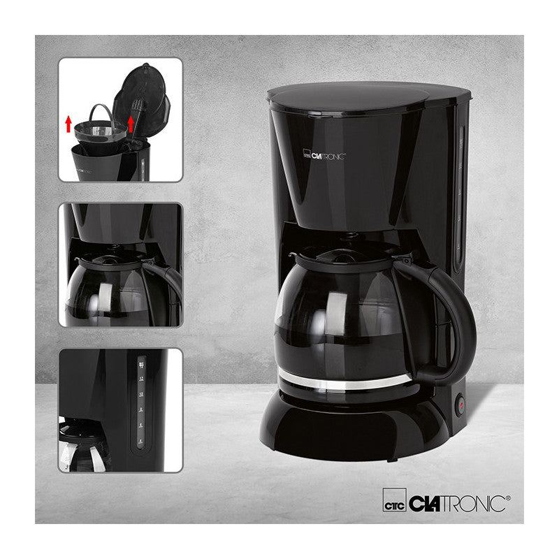 Cafetière 12-14 tasses 1,5L Clatronic KA 3473 Noir Clatronic - Mathon - 2