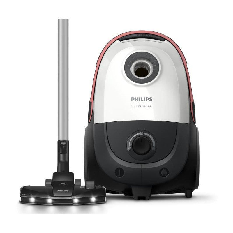 Aspirateur Traineau Avec Sac -   Xd6122/12 - 900 W - 4 L - Blanc Polaire Philips - Mathon - 3