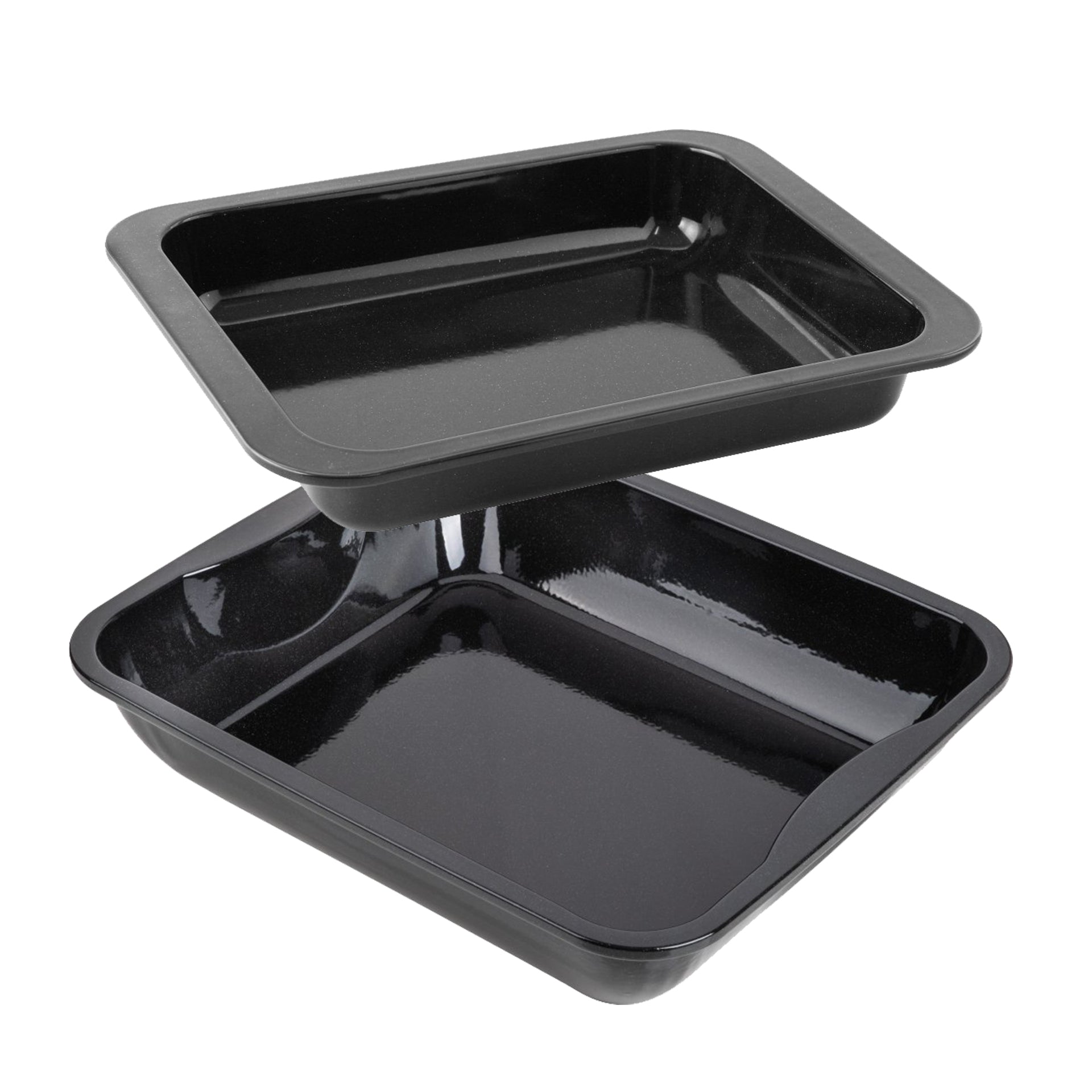 Lot de 2 plats à four rectangulaires 40 x 34 cm et 33 x 25 cm Zenker Special Cooking Zenker - Mathon - 1