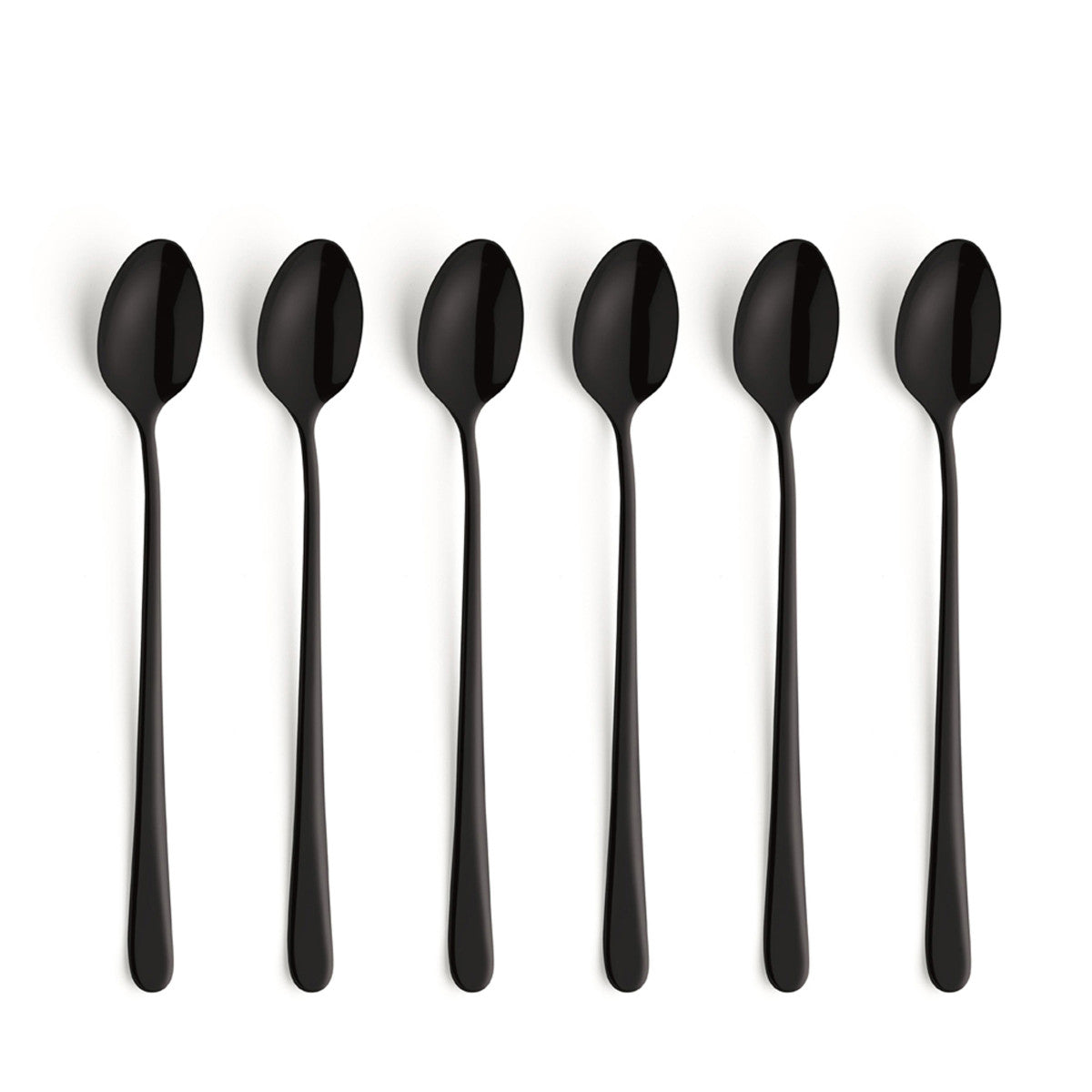 Austin - Service 6 cuillères latte macchiato Noir mat Amefa - Mathon - 1