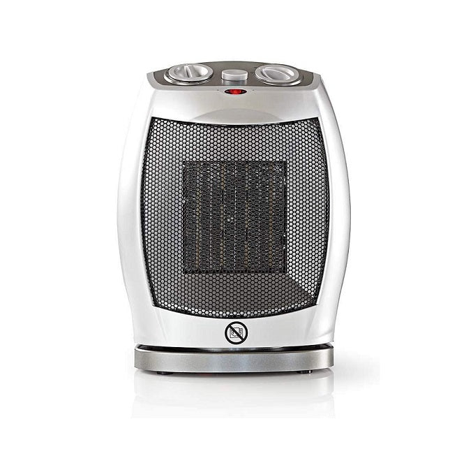 chauffage électrique céramique 1500W gris noir Vendos85 - Mathon