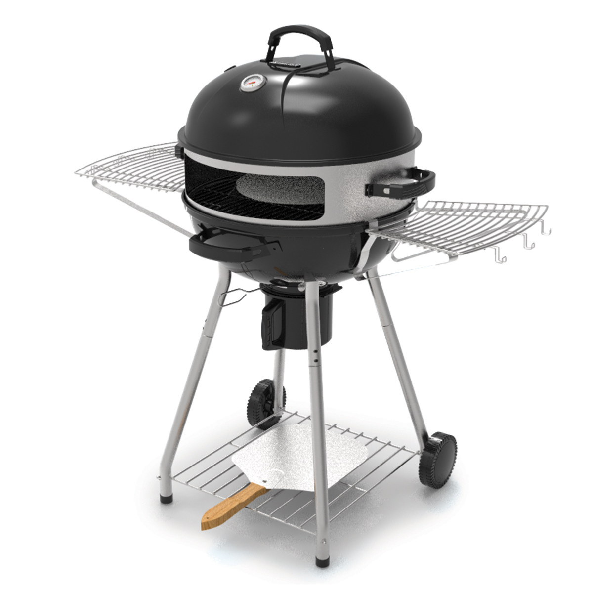 Barbecue au charbon + four à pizza Laguiole Cuisson - Mathon - 1