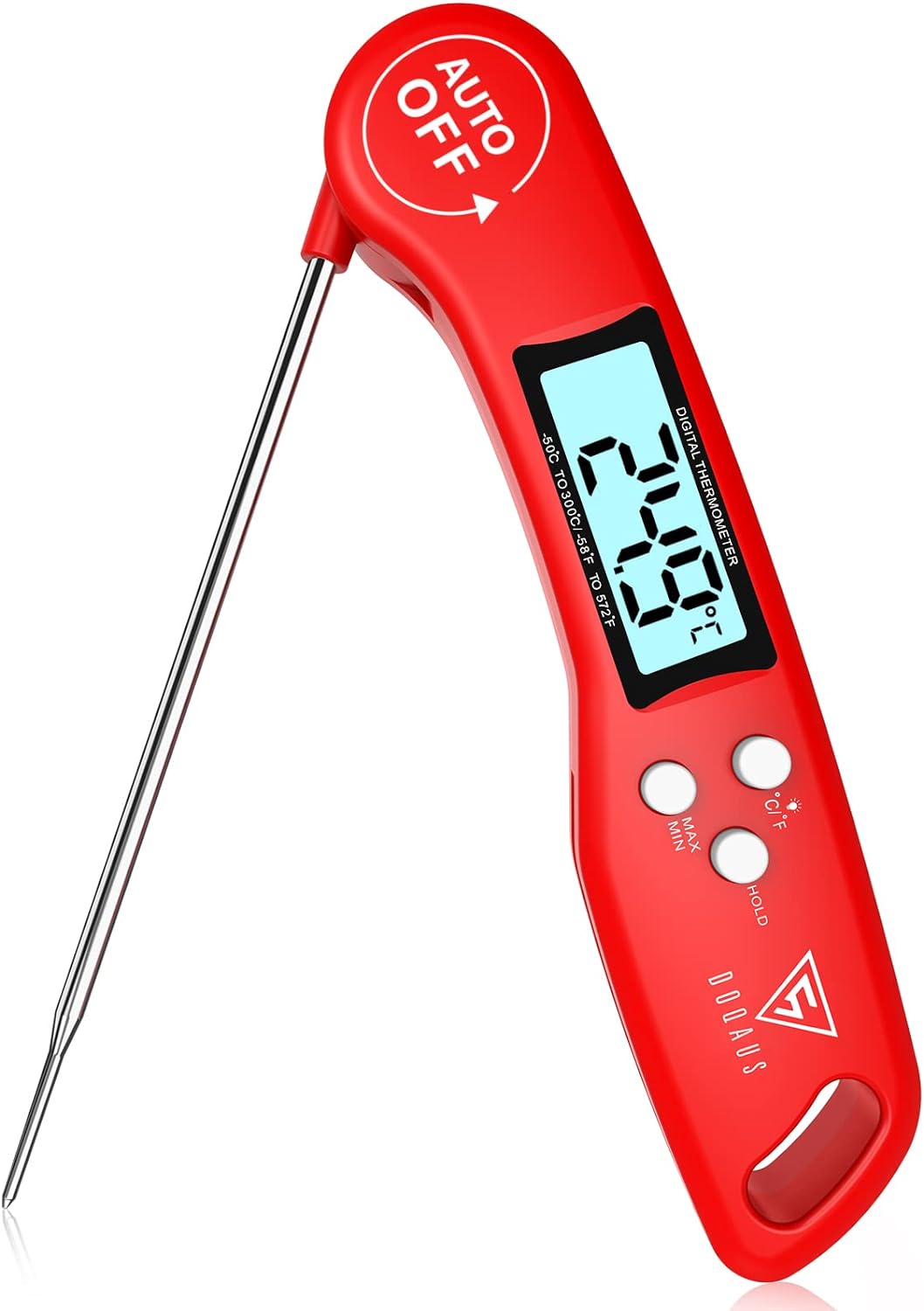 Thermometre Cuisine avec écran LCD pour Viande, BBQ, Steak, Huile, Lait, Vin rouge Vendos85 - Mathon