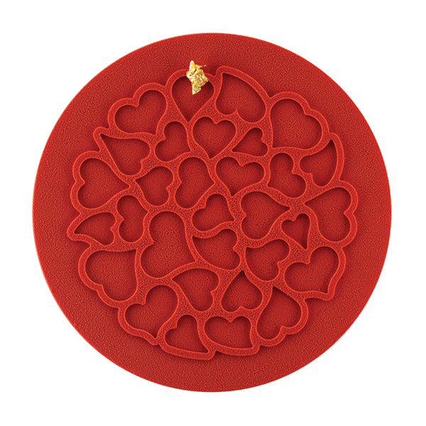 Moule en silicone décor love 18 cm Silikomart - Mathon - 3