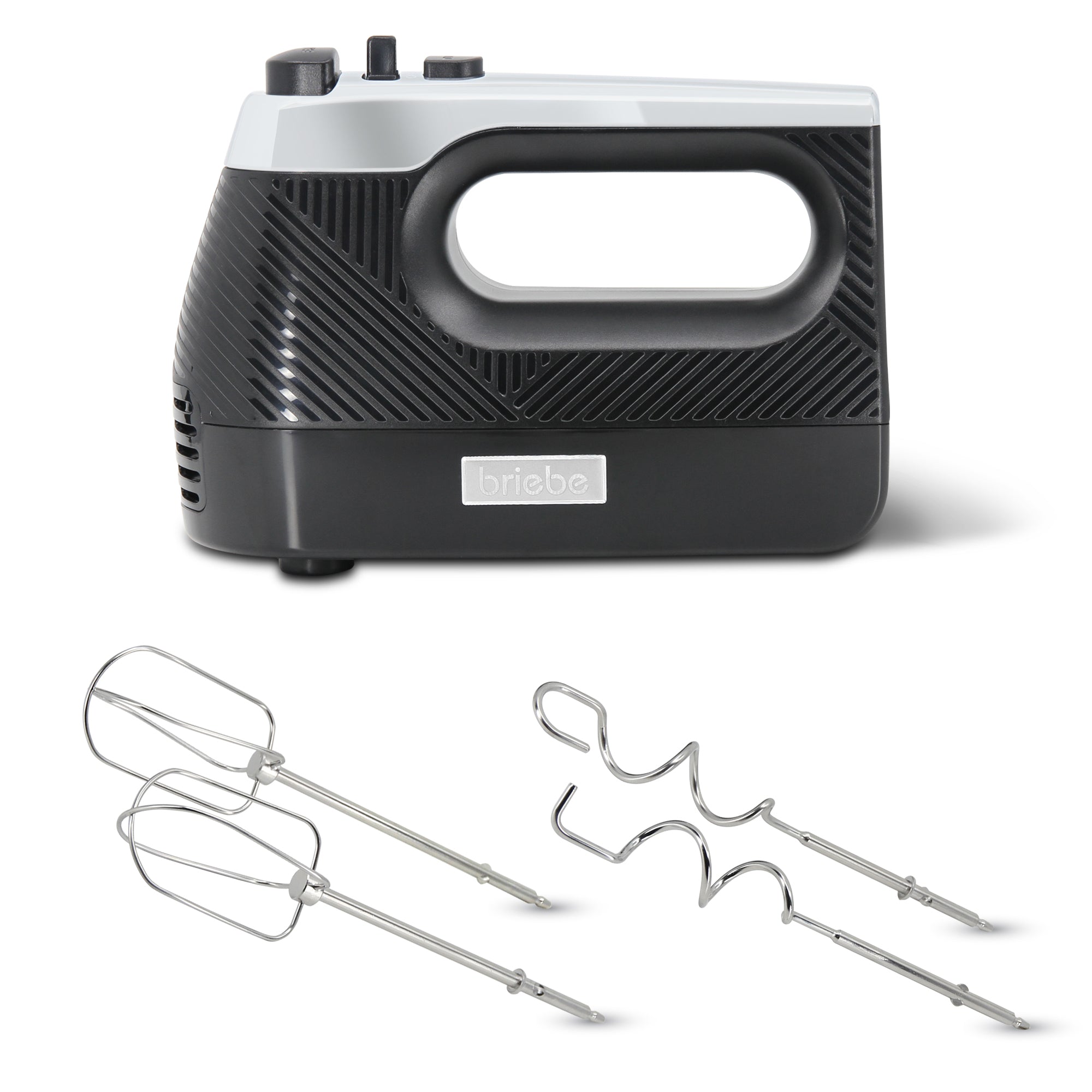 Elegance Batteur Electrique Cuisine Mixeur Spécial Pâtisserie 5 Vitesses + Turbo 400 Noir HM1174BLK Briebe - Mathon - 9