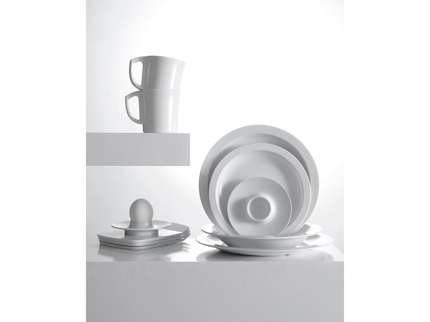 Mug HAMLET en plastique Blanc Rosti - Mathon - 6