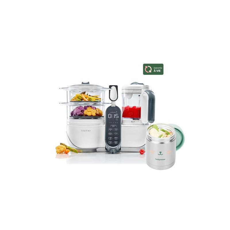 Mixeur Cuiseur Babymoov Nutribaby Plus A001117_b3 230 W Blanc Babymoov - Mathon