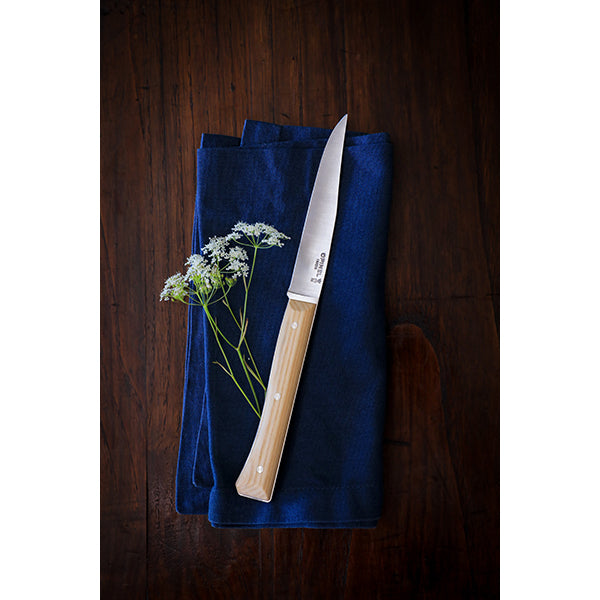 Coffret de 4 couteaux de table à lame lisse Facette frêne Opinel - Mathon - 4