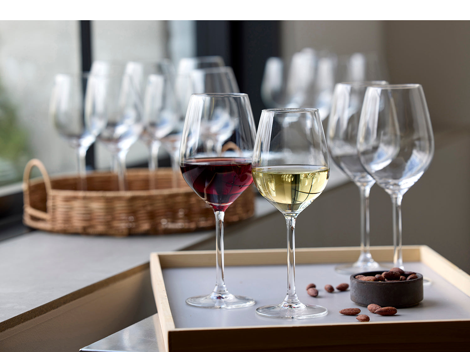 Set de 4 verres à vin rouge JUVEL 50cl Transparent Lyngby Glas - Mathon - 4