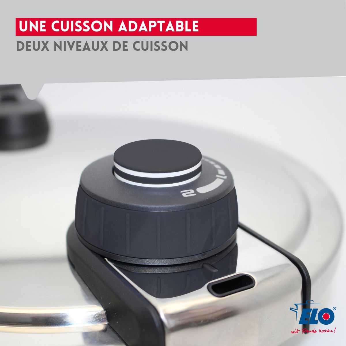 Autocuiseur vapeur en acier inoxydable 18/10 22 cm 4,5 litres  Mistral Premium Elo - Mathon - 7