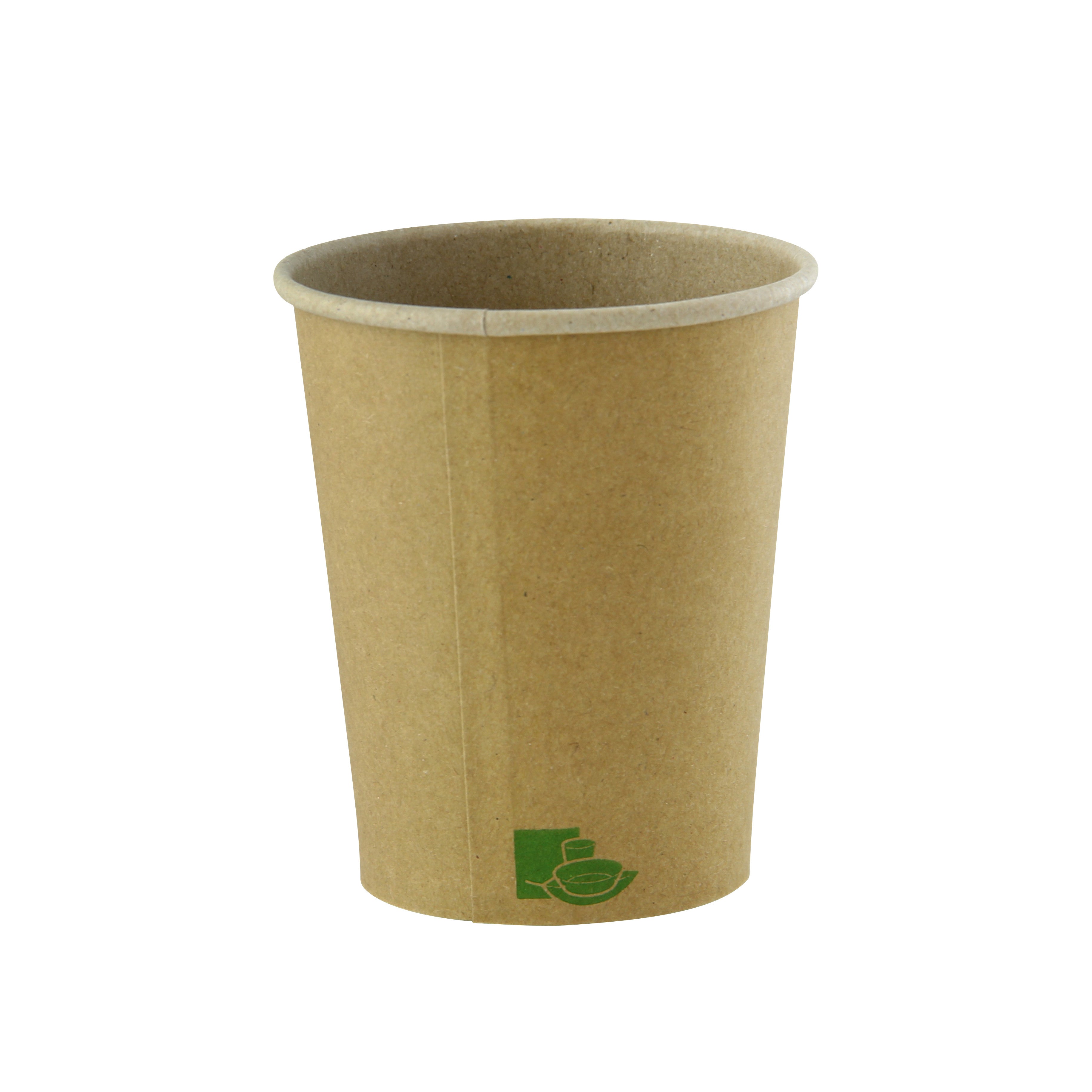 Gobelet Carton Kraft Light "Zen"  - 350 ml - 8 cm x 8.4 cm x 11.6 cm - 50 unités FirstPack - Mathon